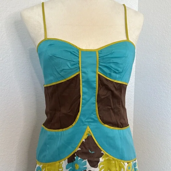 90’s Vintage BCBG Retro Floral Dress - Picture 5 of 12